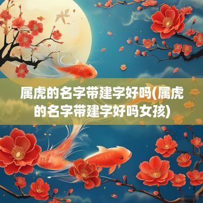 属虎的名字带建字好吗(属虎的名字带建字好吗女孩)