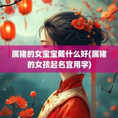 属猪的女宝宝戴什么好(属猪的女孩起名宜用字)