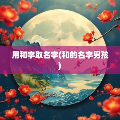 用和字取名字(和的名字男孩)