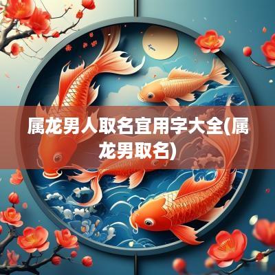 属龙男人取名宜用字大全(属龙男取名)
