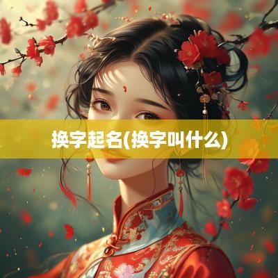 换字起名(换字叫什么)