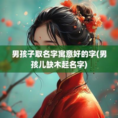 男孩子取名字寓意好的字(男孩儿缺木起名字)