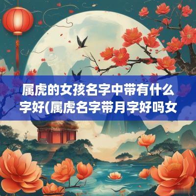 属虎的女孩名字中带有什么字好(属虎名字带月字好吗女孩取名)