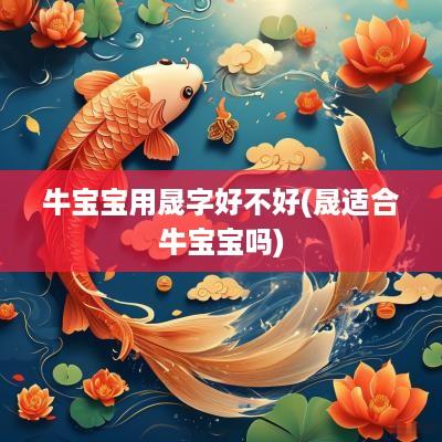 牛宝宝用晟字好不好(晟适合牛宝宝吗)