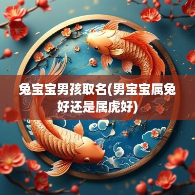 兔宝宝男孩取名(男宝宝属兔好还是属虎好)
