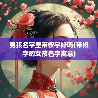 男孩名字里带桉字好吗(带桉字的女孩名字寓意)