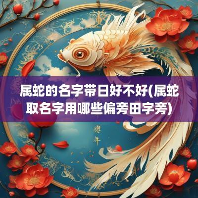属蛇的名字带日好不好(属蛇取名字用哪些偏旁田字旁)
