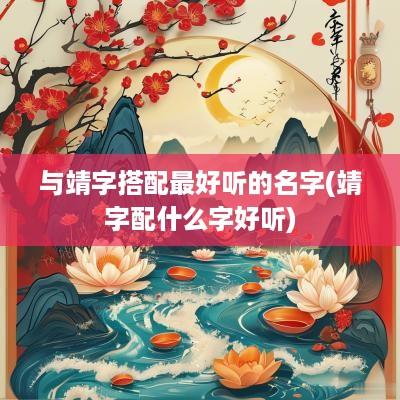与靖字搭配最好听的名字(靖字配什么字好听)
