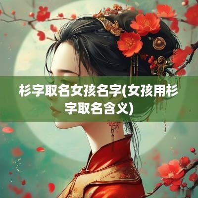 杉字取名女孩名字(女孩用杉字取名含义)