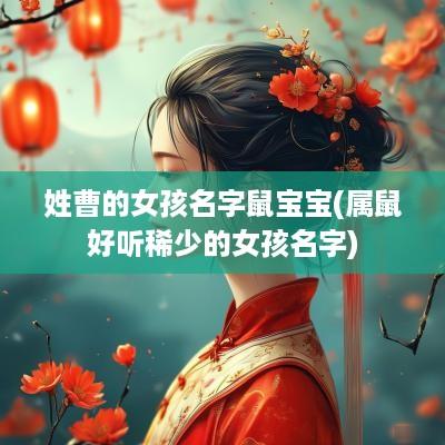 姓曹的女孩名字鼠宝宝(属鼠好听稀少的女孩名字)