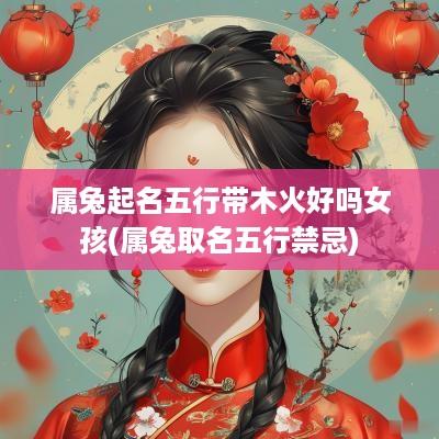 属兔起名五行带木火好吗女孩(属兔取名五行禁忌)
