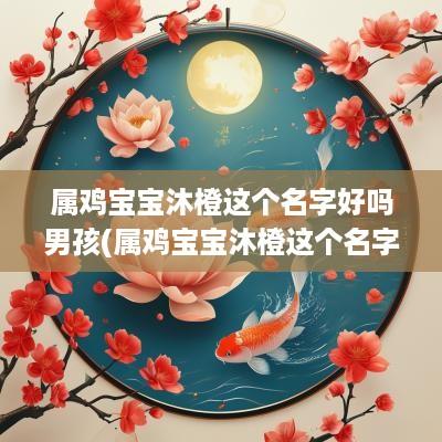 属鸡宝宝沐橙这个名字好吗男孩(属鸡宝宝沐橙这个名字好吗女孩)