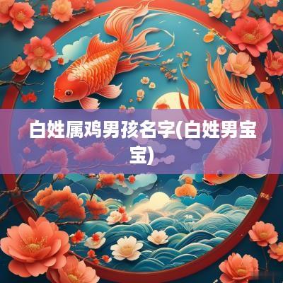 白姓属鸡男孩名字(白姓男宝宝)