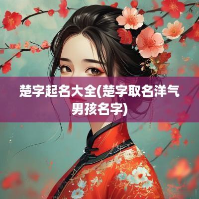 楚字起名大全(楚字取名洋气男孩名字)