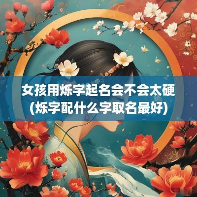 女孩用烁字起名会不会太硬(烁字配什么字取名最好)