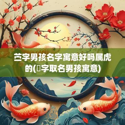 苎字男孩名字寓意好吗属虎的(芃字取名男孩寓意)