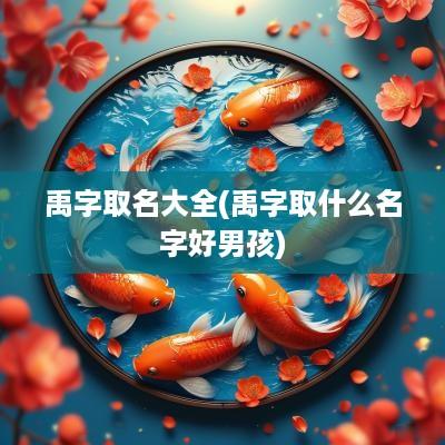 禹字取名大全(禹字取什么名字好男孩)