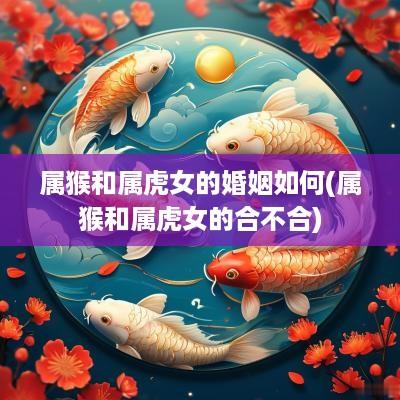属猴和属虎女的婚姻如何(属猴和属虎女的合不合)