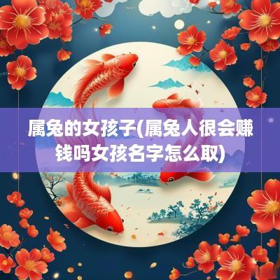 属兔的女孩子(属兔人很会赚钱吗女孩名字怎么取)
