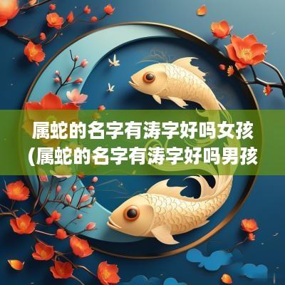 属蛇的名字有涛字好吗女孩(属蛇的名字有涛字好吗男孩)