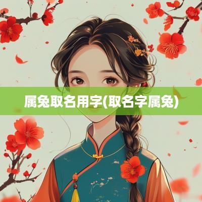 属兔取名用字(取名字属兔)