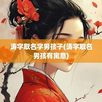 涛字取名字男孩子(涛字取名男孩有寓意)