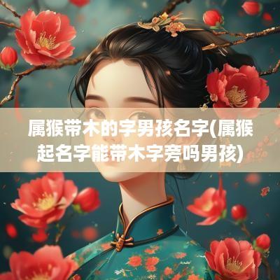 属猴带木的字男孩名字(属猴起名字能带木字旁吗男孩)