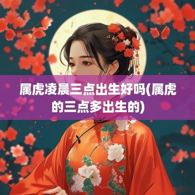 属虎凌晨三点出生好吗(属虎的三点多出生的)