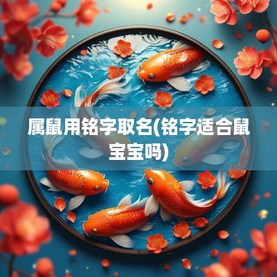属鼠用铭字取名(铭字适合鼠宝宝吗)