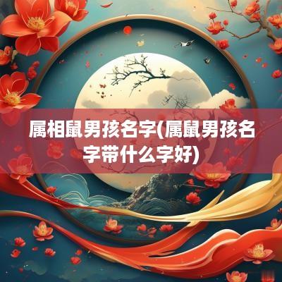 属相鼠男孩名字(属鼠男孩名字带什么字好)