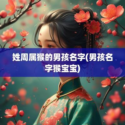 姓周属猴的男孩名字(男孩名字猴宝宝)