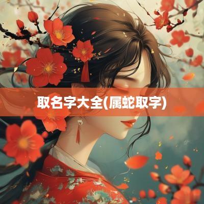 取名字大全(属蛇取字)