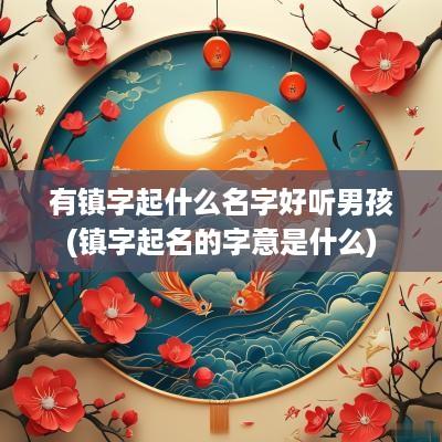 有镇字起什么名字好听男孩(镇字起名的字意是什么)