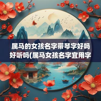 属马的女孩名字带琴字好吗好听吗(属马女孩名字宜用字)