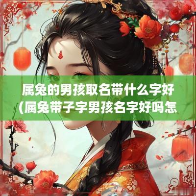 属兔的男孩取名带什么字好(属兔带子字男孩名字好吗怎么取)