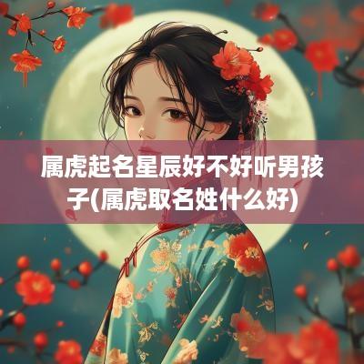 属虎起名星辰好不好听男孩子(属虎取名姓什么好)