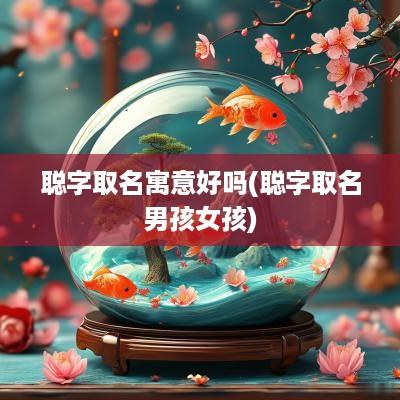 聪字取名寓意好吗(聪字取名男孩女孩)