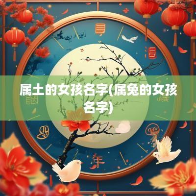 属土的女孩名字(属兔的女孩名字)
