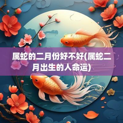 属蛇的二月份好不好(属蛇二月出生的人命运)