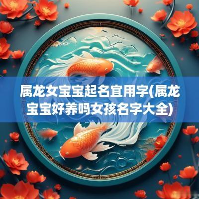 属龙女宝宝起名宜用字(属龙宝宝好养吗女孩名字大全)