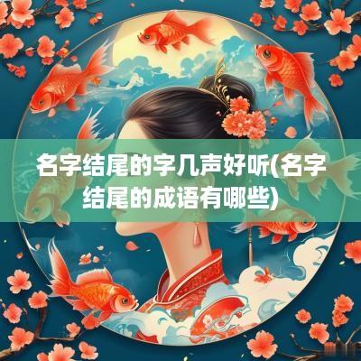 名字结尾的字几声好听(名字结尾的成语有哪些)