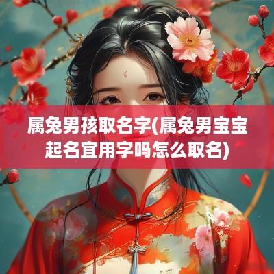 属兔男孩取名字(属兔男宝宝起名宜用字吗怎么取名)