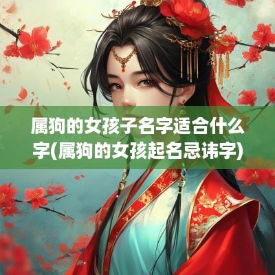 属狗的女孩子名字适合什么字(属狗的女孩起名忌讳字)