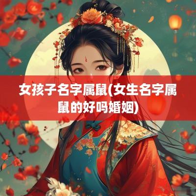 女孩子名字属鼠(女生名字属鼠的好吗婚姻)