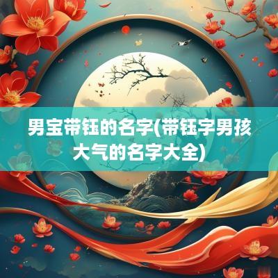男宝带钰的名字(带钰字男孩大气的名字大全)