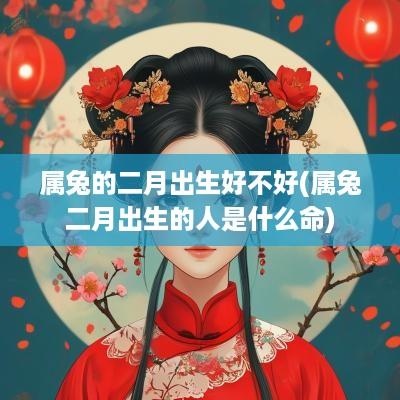 属兔的二月出生好不好(属兔二月出生的人是什么命)