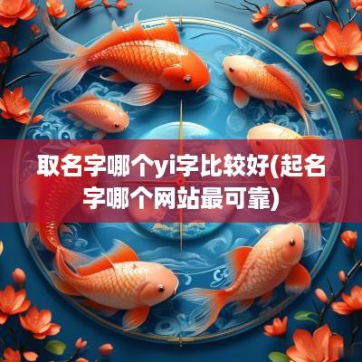 取名字哪个yi字比较好(起名字哪个网站最可靠)