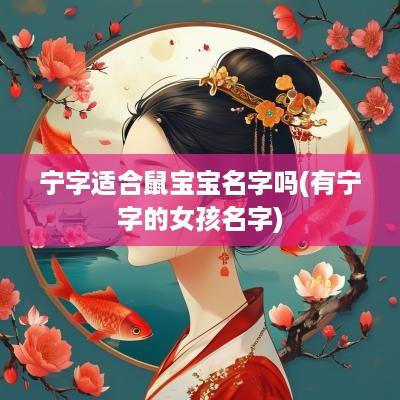 宁字适合鼠宝宝名字吗(有宁字的女孩名字)