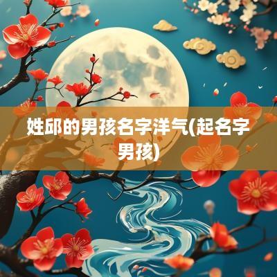 姓邱的男孩名字洋气(起名字男孩)