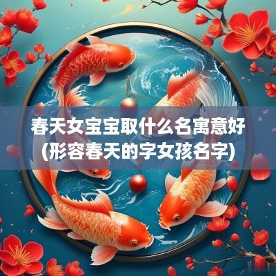 春天女宝宝取什么名寓意好(形容春天的字女孩名字)